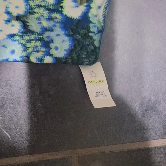 NWT Aerie 3D Offline Floral Sports Bra Size XL - Picture 2 of 5